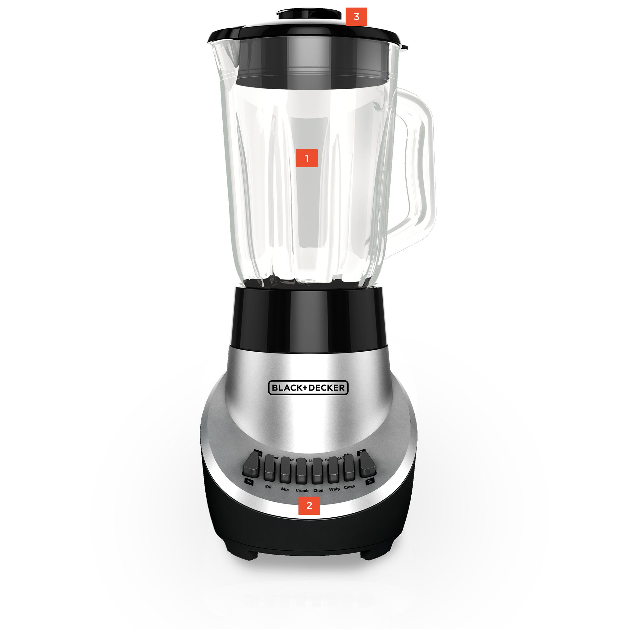 FusionBlade 12 Speed Blender BL1130SG BLACK DECKER